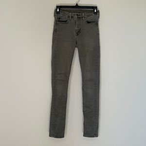 H&M &Denim Olive Green Skinny Jean Jeggings